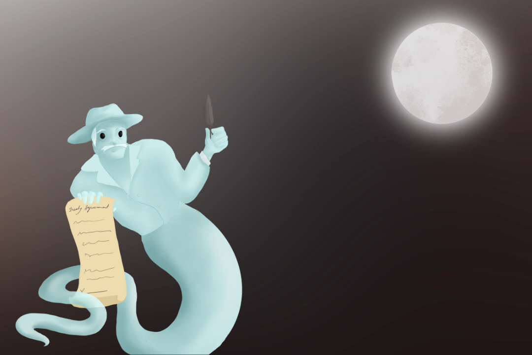 Monsters of Injustice: Treaty Negotiator from Beyond the Grave